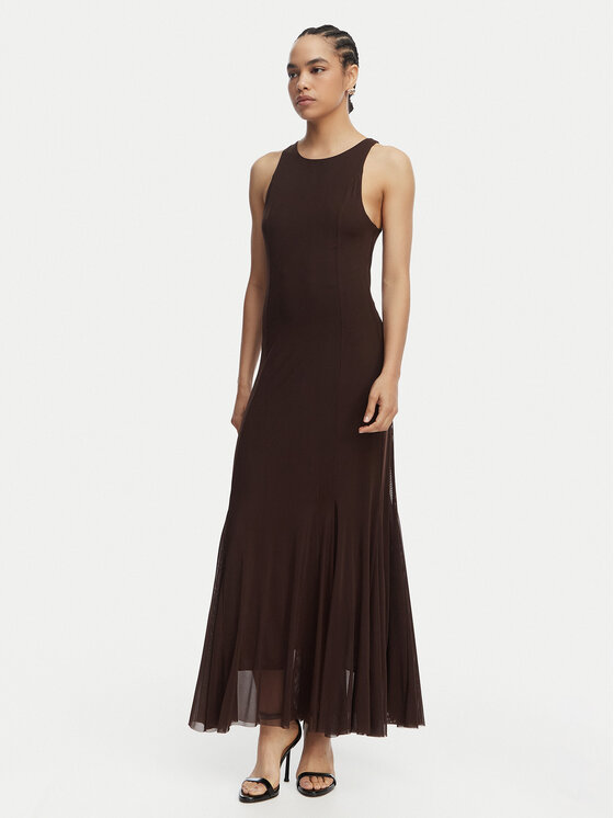 Guess Guess Abendkleid W6GK13 K2943 Braun Slim Fit