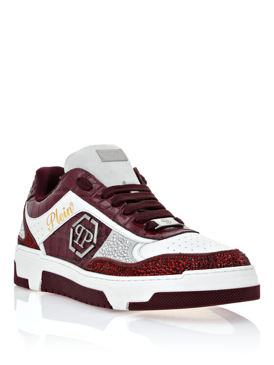 PHILIPP PLEIN PHILIPP PLEIN Sneakersy 27449 Bordó
