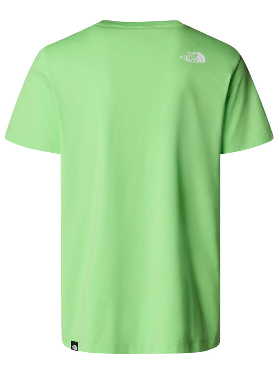 The North Face The North Face T-shirt SS Simple Dome NF0A87NG Zelena Regular Fit