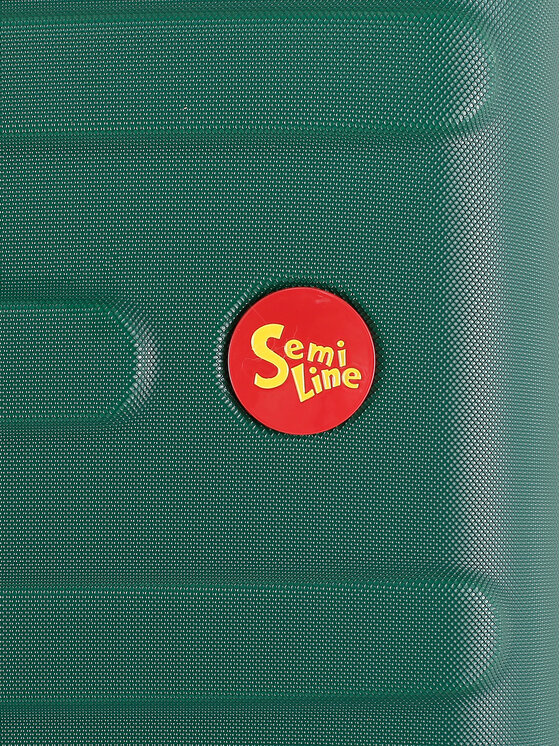 Semi Line Semi Line Μεγάλη Βαλίτσα T5846-3 Πράσινο