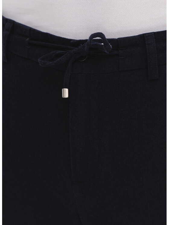 Pako Lorente Pako Lorente Spodnie materiałowe P25SF-WX-011 Granatowy Regular Fit