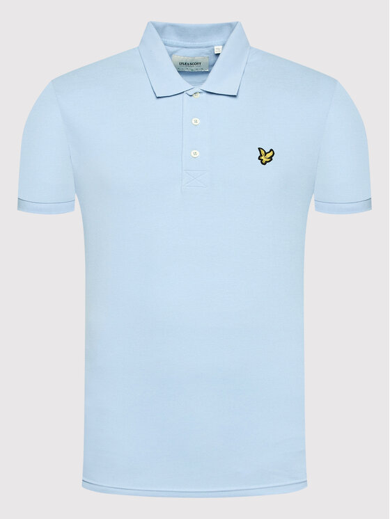 Lyle & Scott Lyle & Scott Polo Plain SP400VOG Błękitny Regular Fit