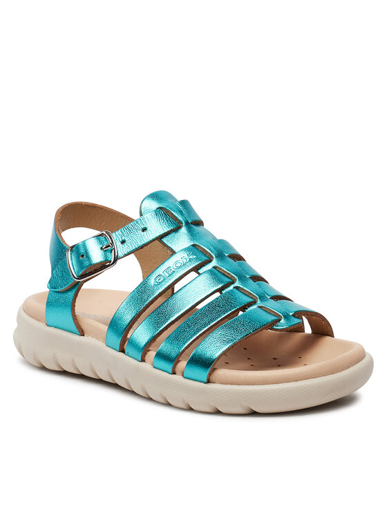 Geox Geox Sandály J Sandal Soleima Gir J35GSB 000CF C3035 M Zelená