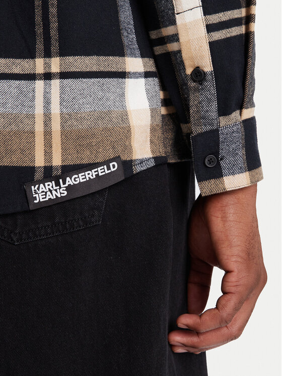 Karl Lagerfeld Jeans Karl Lagerfeld Jeans Сорочка A4M16004 Коричневий Regular Fit