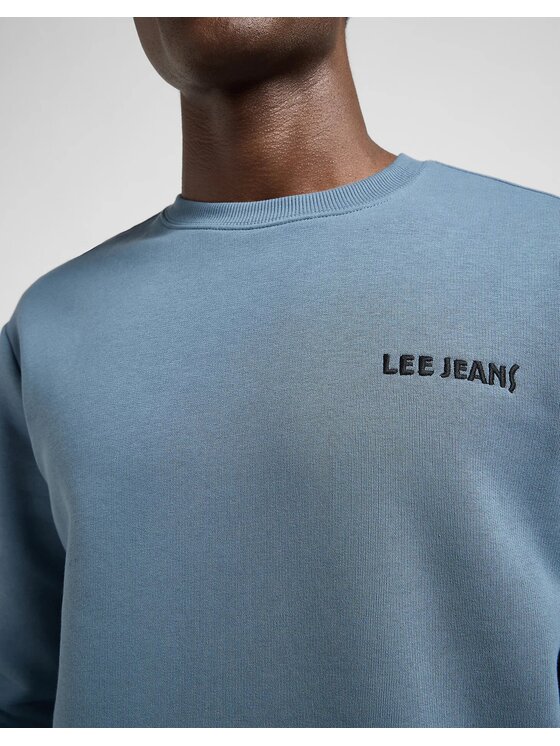 Lee Lee Bluza REGULAR CORE SWS Niebieski Regular Fit