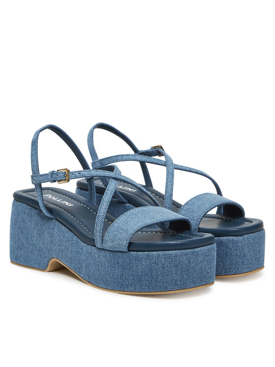 Pollini Pollini Sandály SA16318I0MTQ0707 Modrá