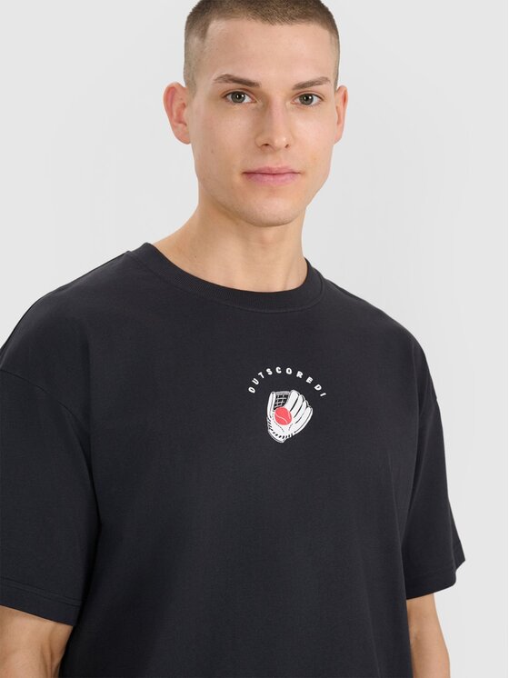 4F 4F T-shirt 4FRSS25TTSHM2981-20S Nero Oversize