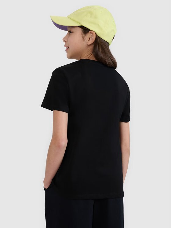 4F 4F T-Shirt 4FJWSS25TTSHF1871-20S Μαύρο Regular Fit