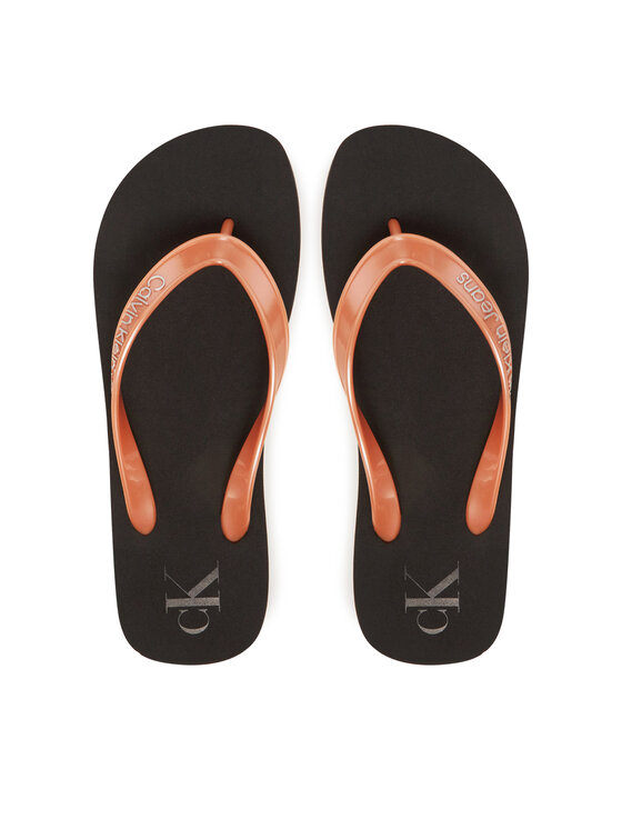 Calvin Klein Jeans Žabky Beach Sandal Monologo Tpu YW0YW01719 Zlatá