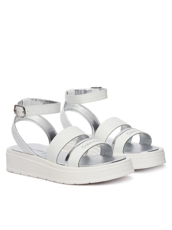 Calvin Klein Calvin Klein Sandále Velcro Sandal V4A2-83261-0326 S Biela