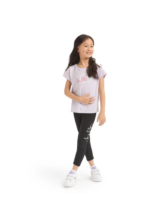 Diadora Diadora T-Shirt DIADORA JG. T-SHIRT SS GRAFFITI Fioletowy Regular Fit