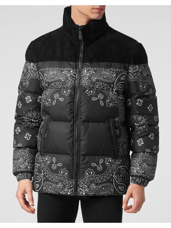 PHILIPP PLEIN PHILIPP PLEIN Zimné bundy 1155 Čierna Regular Fit