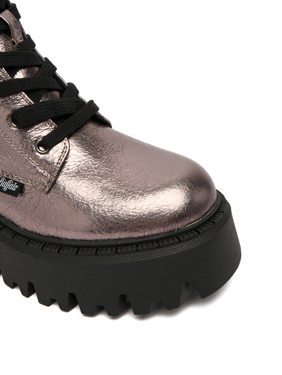 Buffalo Buffalo Gležnjarji Aspen Lace Up Mid 1622596 Srebrna