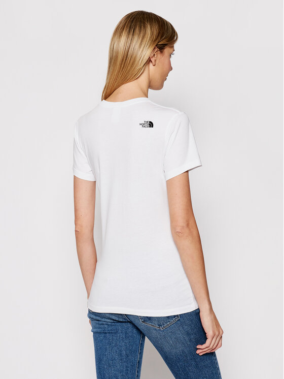 The North Face The North Face T-Shirt Simple Dome NF0A4T1A Biały Regular Fit