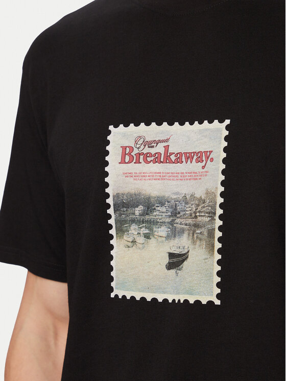 Jack & Jones Jack & Jones T-Shirt Montauk Photo 12290890 Μαύρο Regular Fit