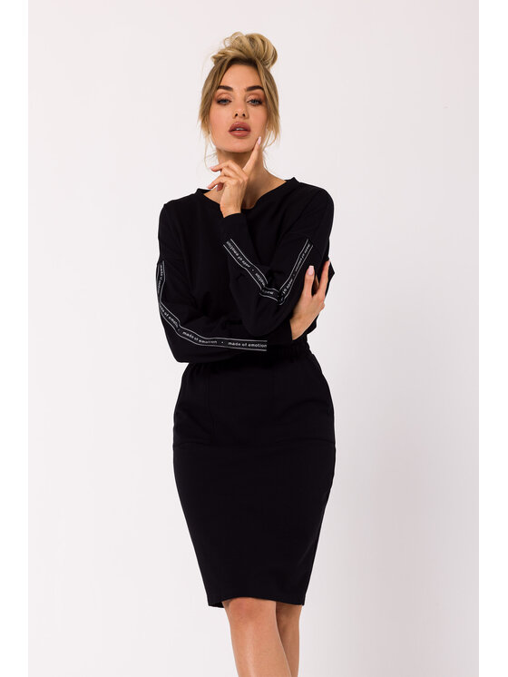 Made of Emotion Made of Emotion Mikina M727 Čierna Premium Fit