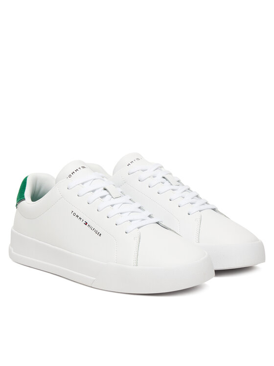 Tommy Hilfiger Tommy Hilfiger Tossud Th Court Lth Detail Ess FM0FM05367 Valge