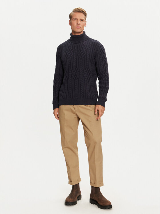 Guess Guess Rollkragenpullover M4BR18 Z3HD1 Dunkelblau Regular Fit