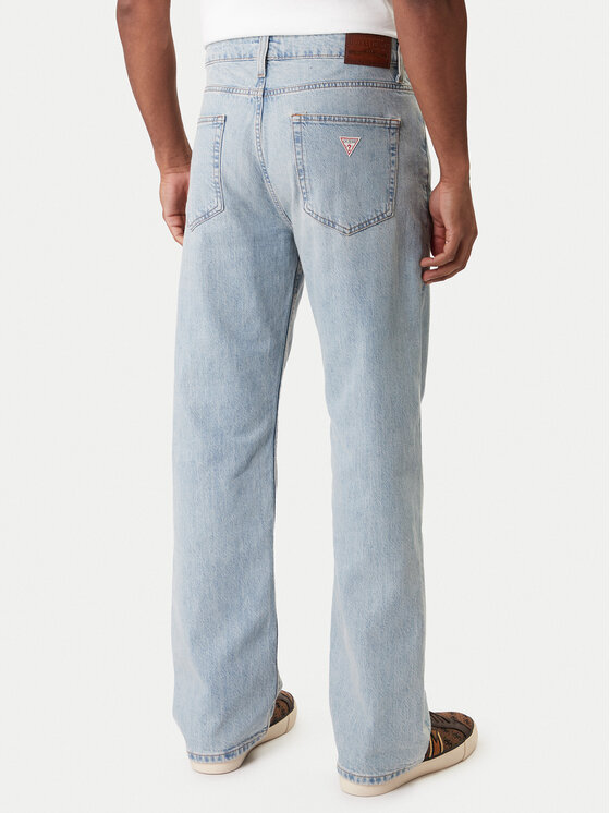 Guess Jeans Guess Jeans Teksad M5RAB3 D5DO1 Sinine Regular Fit