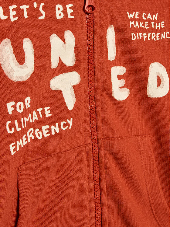 United Colors Of Benetton United Colors Of Benetton Felpa 3JLXG501E Rosso Regular Fit