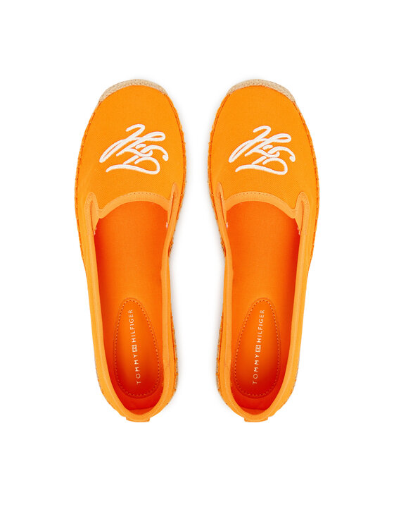 Tommy Hilfiger Tommy Hilfiger Espadrilles Th Script Summer Espadrille FW0FW09240 Oranžs
