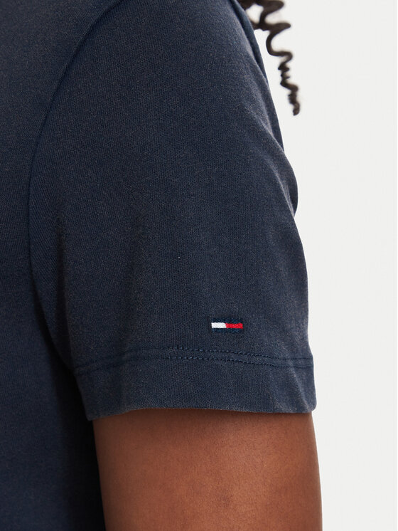 Tommy Jeans Tommy Jeans Tričko Heritage Logo DW0DW22816 Tmavomodrá Regular Fit