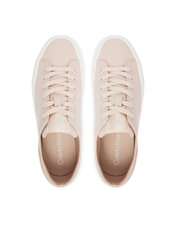 Calvin Klein Jeans Calvin Klein Jeans Sneakersy Vulc Flatform Low Canvas Mg YW0YW01763 Ružová