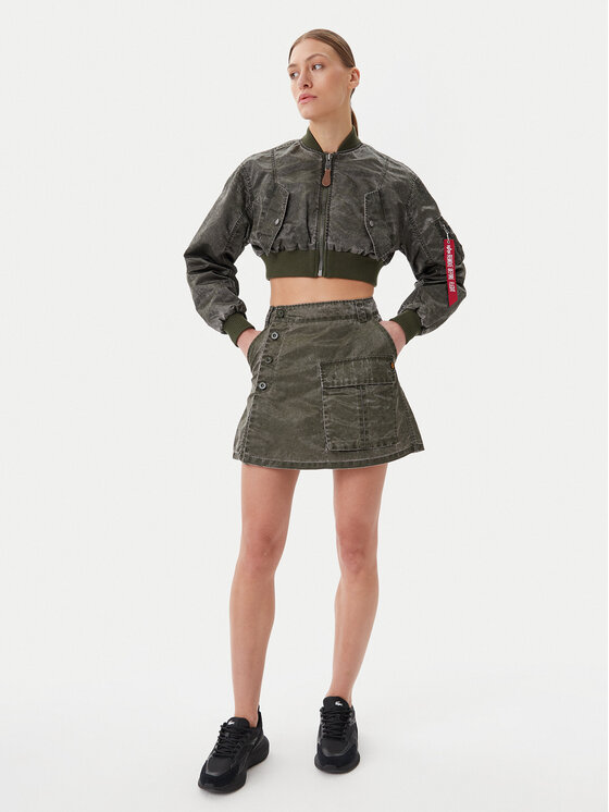 Alpha Industries Alpha Industries Mini suknja Vintage 156052 Crna Regular Fit