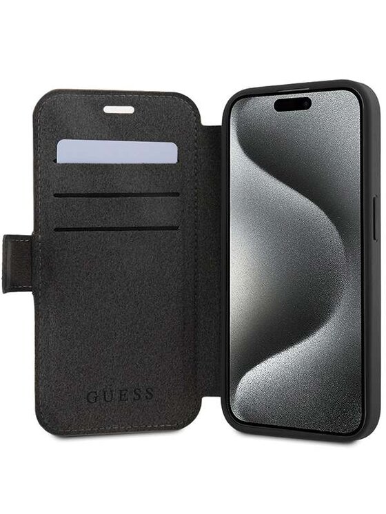 Guess Guess Etui na telefon Apple iPhone 15 Pro Szary