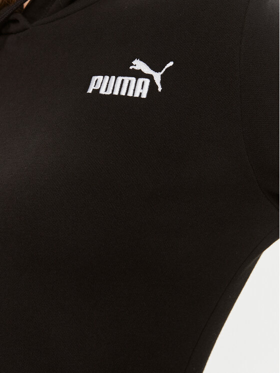 Puma Puma Bluza Ess+ Embroidery 670004 Czarny Regular Fit