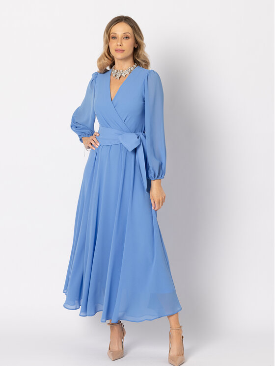 LIDIA KALITA LIDIA KALITA Sukienka wieczorowa Sydney Niebieski Long Fit