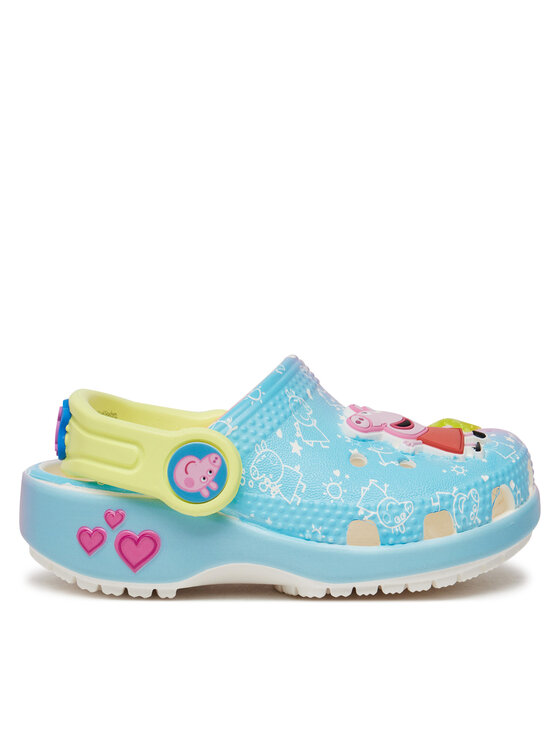 Crocs Crocs Šlepetės Classic Peppa Pig Clog T 210476 Balta