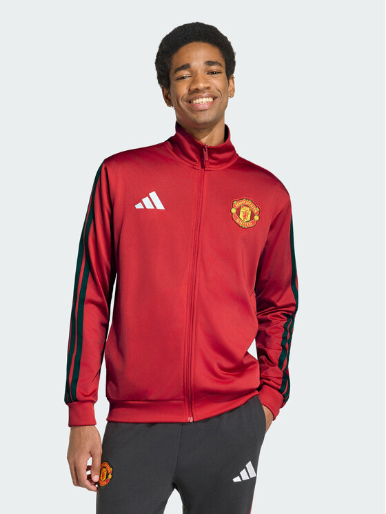 adidas adidas Kurtka wielofunkcyjna Manchester United DNA Czerwony Regular Fit