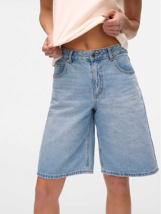 Vero Moda Vero Moda Farmer rövidnadrág Raila 10334376 Kék Loose Fit