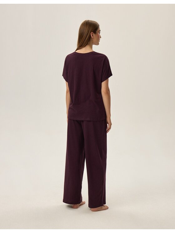 Henderson Henderson Piżama 41864 Fioletowy Regular Fit
