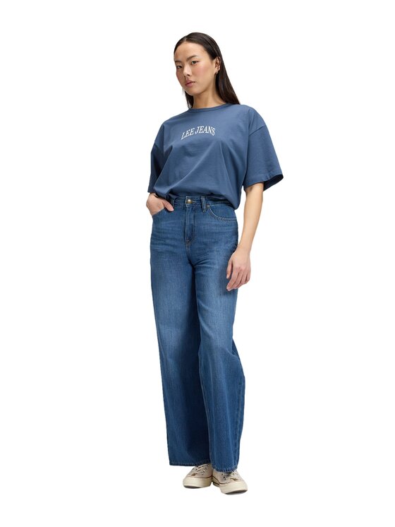 Lee Lee Jeansy 112385900 Niebieski Bootcut Fit
