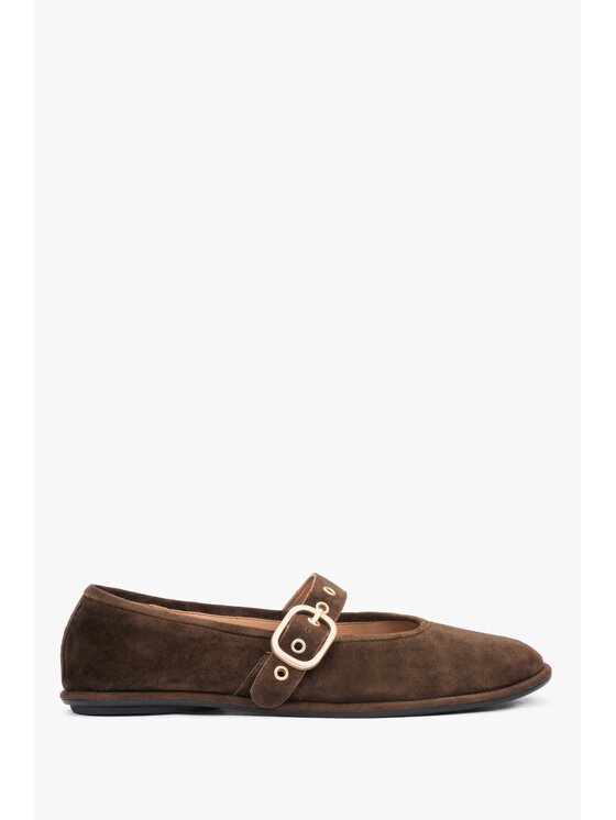 Estro Estro Ballerine ER00119875 Marrone scuro