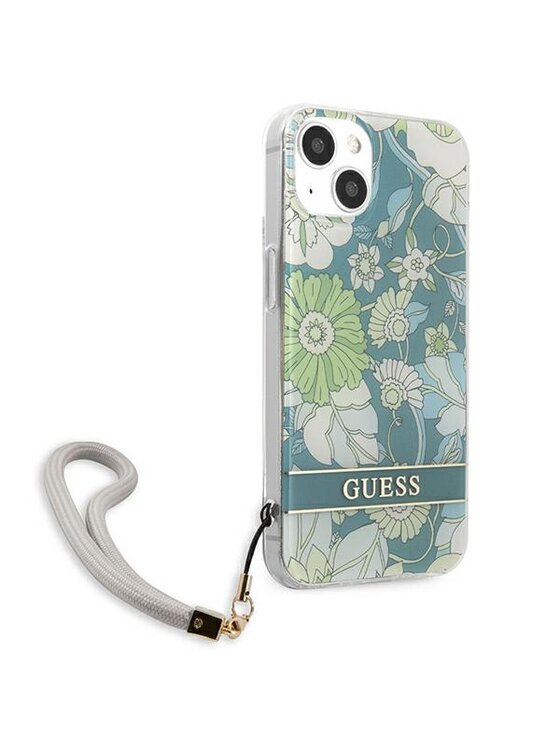 Guess Guess Etui na telefon Flower Cord Zielony