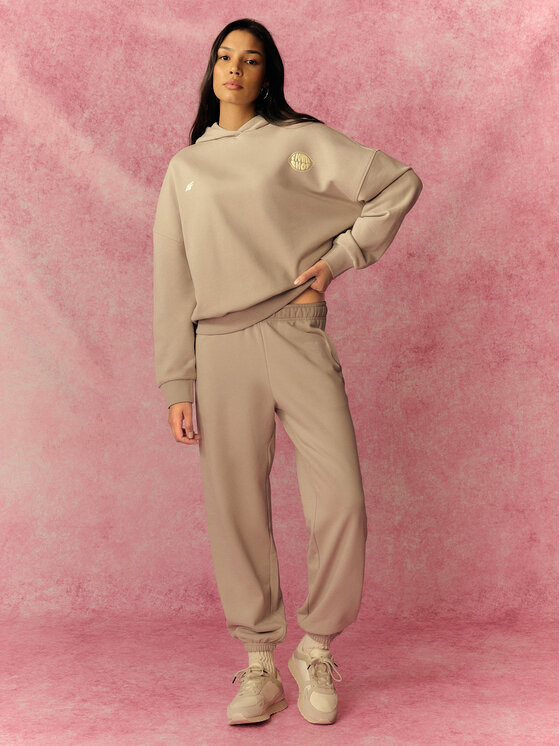 4F 4F Spodnie dresowe TASTE THE GLOW Szary Loose Fit