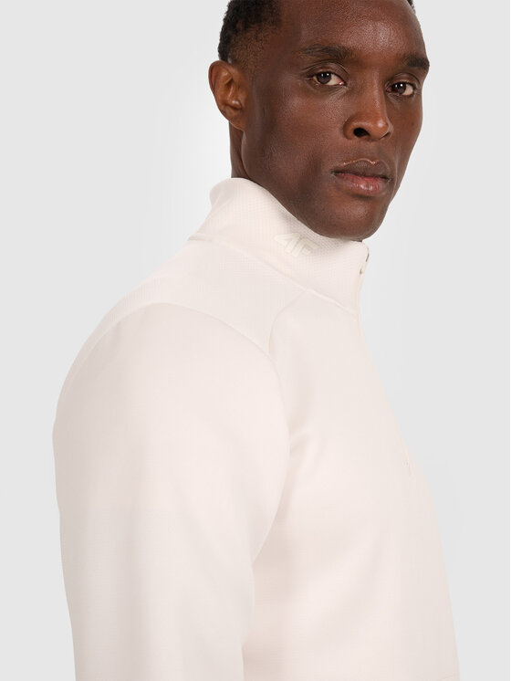 4F 4F Bluza techniczna TRAINING Biały Regular Fit