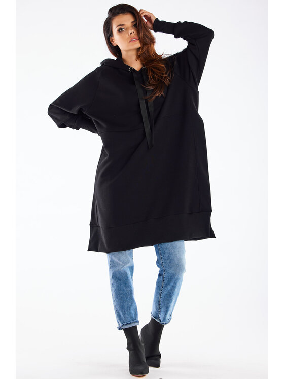 Infinite You Infinite You Mikina M279 Čierna Basic Fit