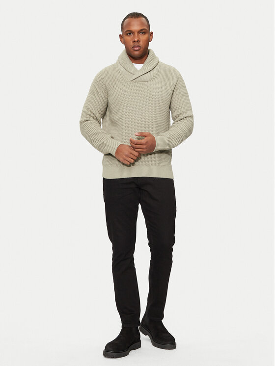 INDICODE INDICODE Pulover Brockly 35-821 Bej Regular Fit