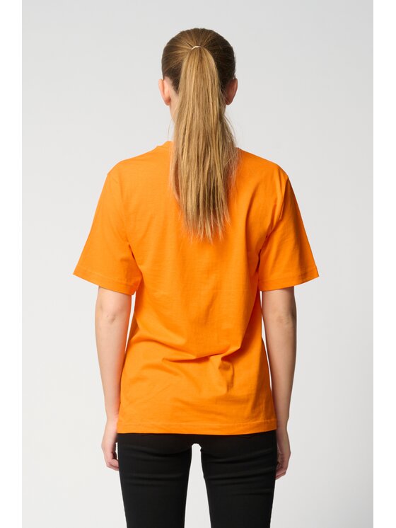 TeeShoppen TeeShoppen T-Shirt 'Oversized Collection' Pomarańczowy Oversize