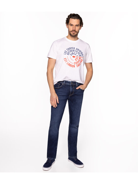Lee Cooper Lee Cooper Jeansy HARRY 0650 Granatowy Straight Fit