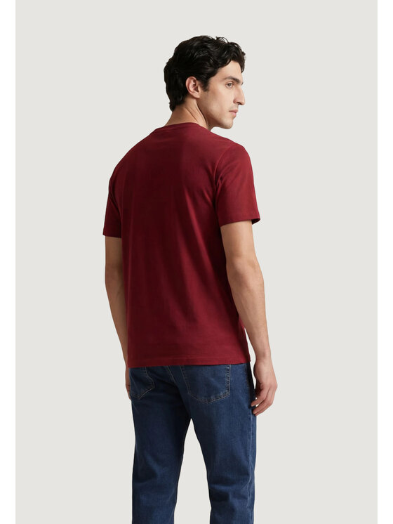 Armani Exchange Armani Exchange T-Shirt XM001568 AF10358 Bordowy Casual Fit