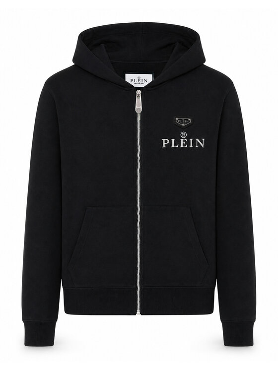 PHILIPP PLEIN PHILIPP PLEIN Bluza 31620 Czarny Athletic Fit