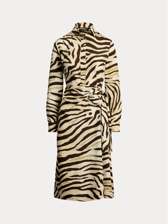 LAUREN RALPH LAUREN LAUREN RALPH LAUREN Rochie tip cămașă 200970833001 Bej Regular Fit