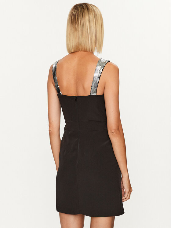 Rinascimento Rinascimento Kokteilikleit CFC0115242003 Must Slim Fit
