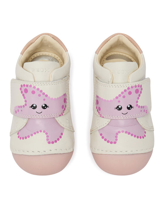 Geox Geox Nizki čevlji B Tutim Girl B3540B 00085 C1Z8Z Bela