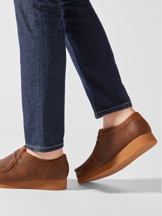 Clarks Clarks Mokasyny Wallabee Evo 261728197 Brązowy